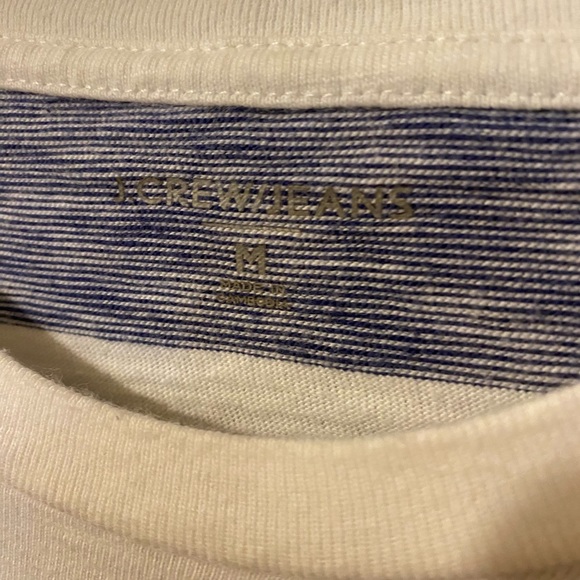 J.Crew Striped Cotton Tee- Men’s Medium - Picture 3 of 4